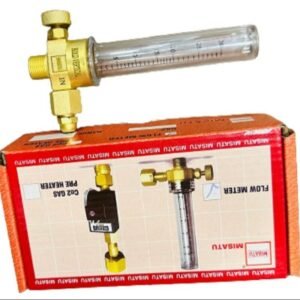 MISATU Argon Co2 Flow Meter For Gas Welding Brass Body Unbreakable Tube Glass In Mumbai