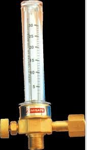 MISATU Argon Co2 Flow Meter For Gas Welding Brass Body Unbreakable Tube Glass In Mumbai - Image 3