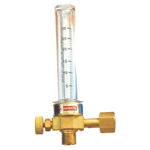 MISATU Argon Co2 Flow Meter For Gas Welding Brass Body Unbreakable Tube Glass In Mumbai - Image 4